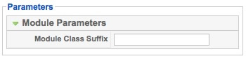 Module Suffix Setting